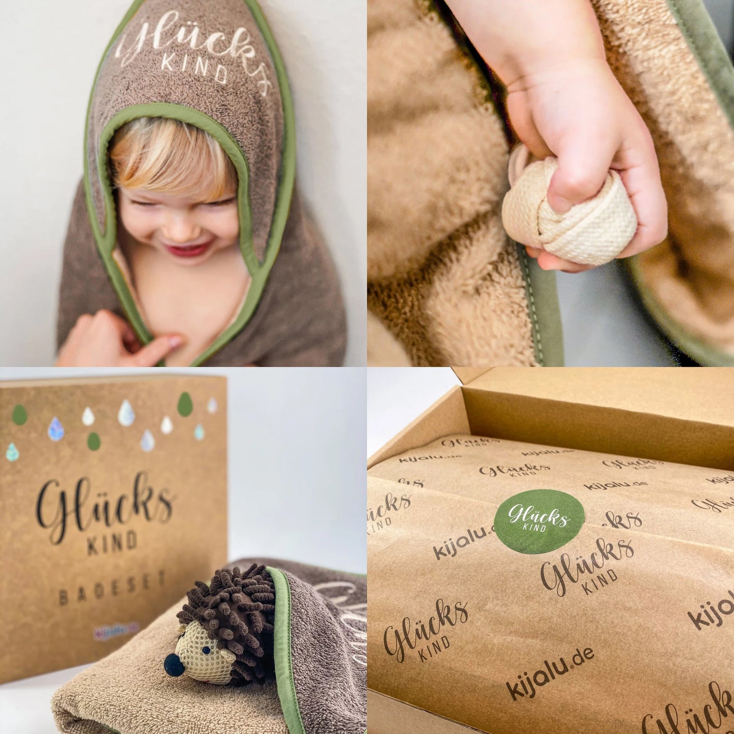 Badeset Rosa + Welcome Baby Box